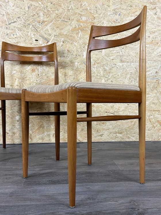 Image 1 of 2x 60s 70s Chair Dining Chair Mid - Century Danish Modern Design
