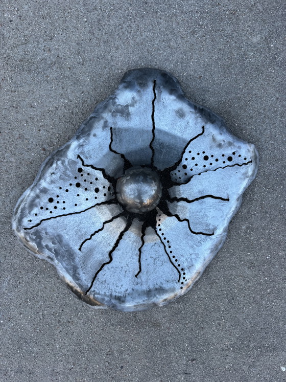 Image 1 of Handcrafted wrought iron wall sculpture