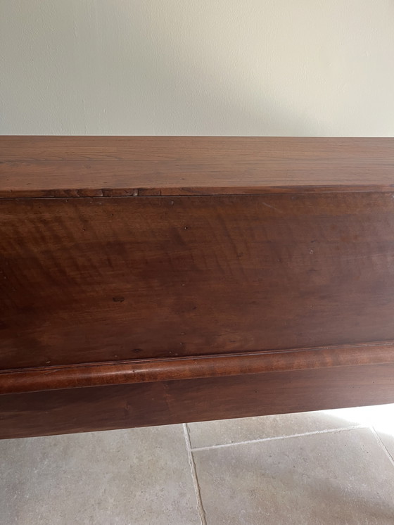 Image 1 of Scrivania a più livelli in noce