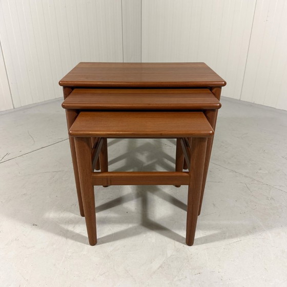 Teakholz Mimiset Dänemark 1960er Jahre – Beistelltische, Wood (photo 2 of 12)