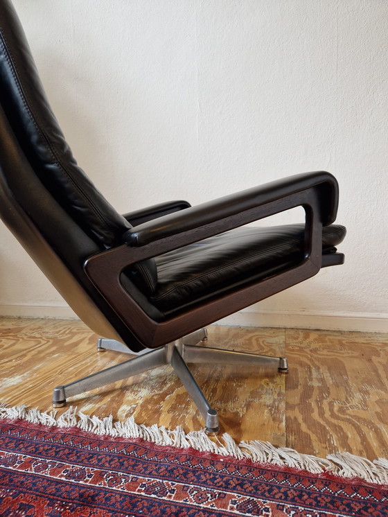 Image 1 of Strässle King Chair & King Pouf - 1960s