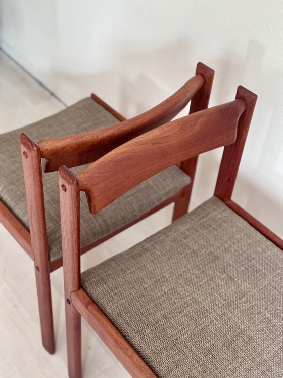 Image 1 of 4 dining chairs H.W. Klein for Bramin – teak – 1960s