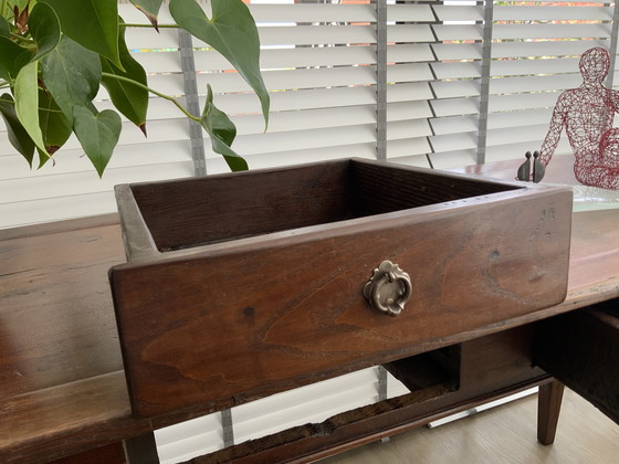 Image 1 of Antique Spanish wooden (console) table.