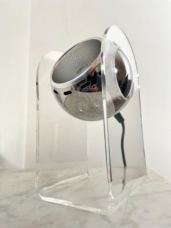 Image 1 of Lampada da tavolo vintage in acrilico Space Age di Gino Sarfatti per Arteluce, Italia, anni '60/'70