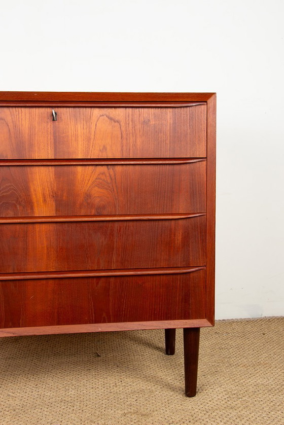 Image 1 of Cassettiera a 3 cassetti in teak, Danimarca 1960.