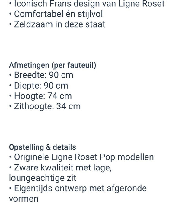 Image 1 of Ligne Roset doll chair red