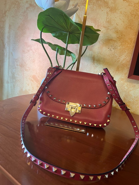 Rockstud Flap Bag – Valentino Garavani, Schoudertassen, Leer, Metaal (photo 12 of 13)