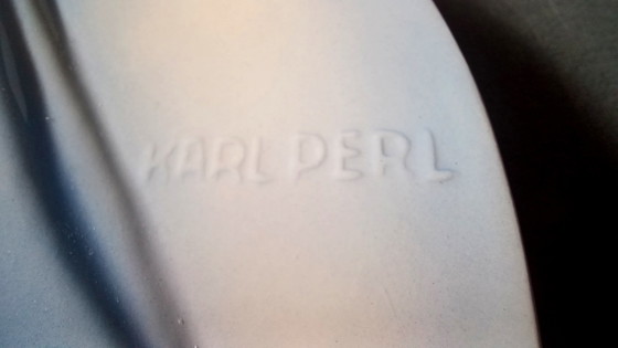 Image 1 of Placa antigua en relieve, Viena, Austria, Karl Perl, María y el Niño Jesús.