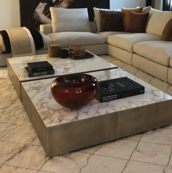 Mesa de centro Belt Design Meridiani – Mesas de centro, Marble, Wood (photo 5 of 5)