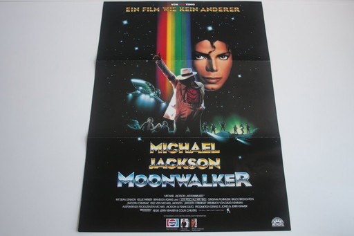 Affiche de film recto-verso - Michael Jackson : Moonwalker, 1989