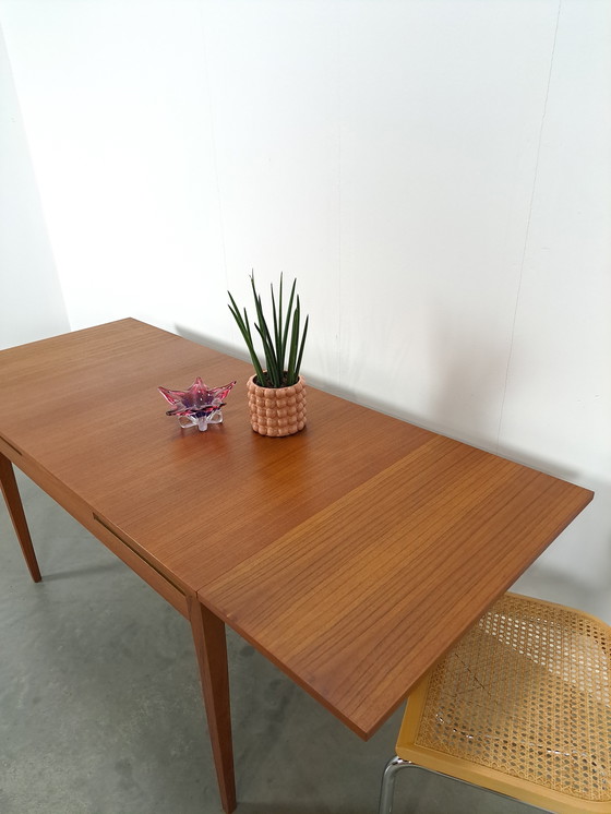 Image 1 of Teak Extendable Dining Table