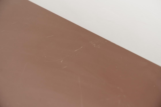Image 1 of Sideboard In Radica E Metallo Dorato Modernariato Anni ‘70