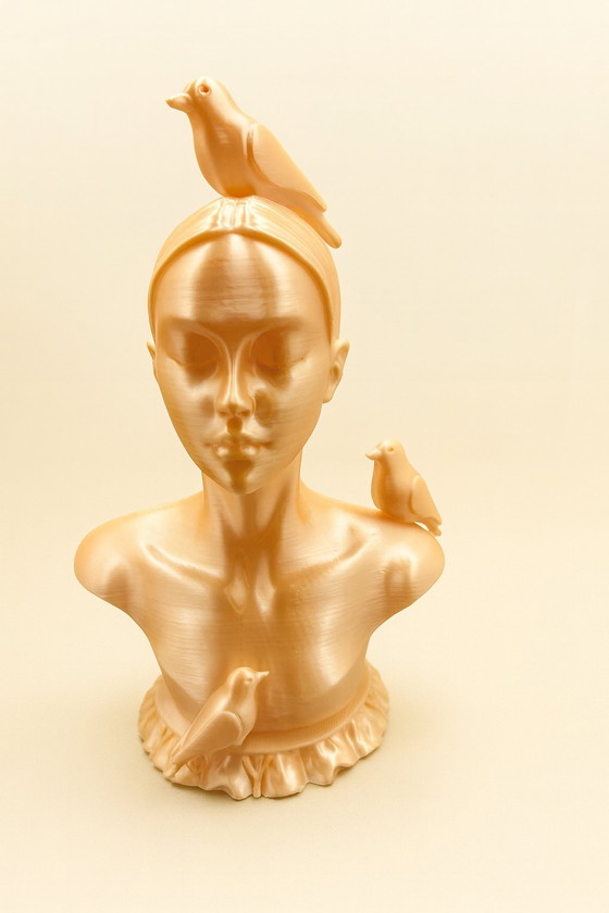 Image 1 of Mujer con pájaros