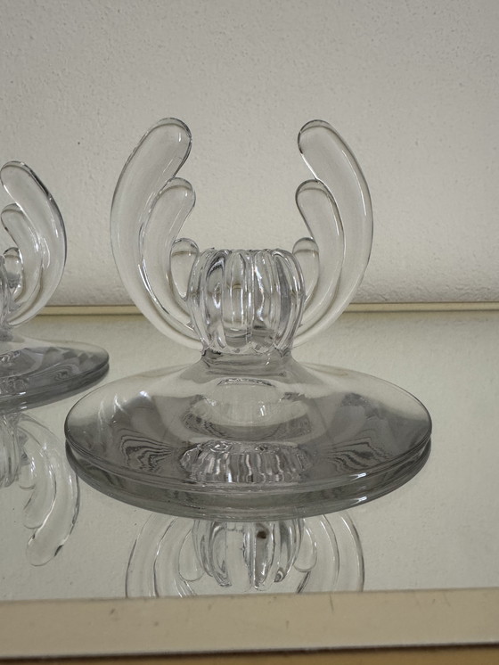 Image 1 of Art Deco crystal candle holder