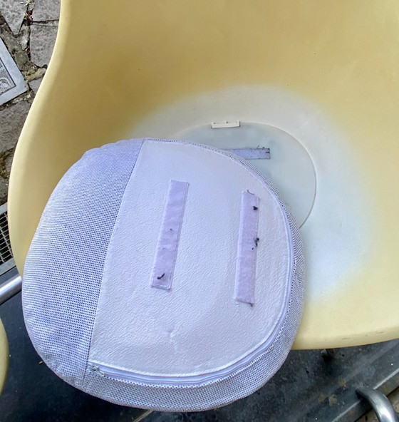 Set of 4 Vintage "Jakob" Swivel Chairs - Designed by Chris Martin for IKEA (c.2000) - Yellowing of the seat (photo 7 of 14)