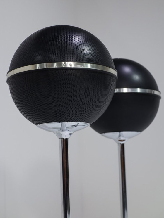 Image 1 of Enceintes Grundig Audiorama 8000 années 1970 noires