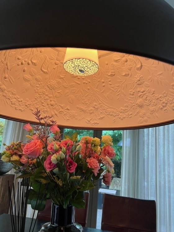 Image 1 of 8x Label Donna eetkamerstoelen, buffelleer, zeer goede staat voor 3750 euro (stuksprijs 469 euro), enkel als set te koop