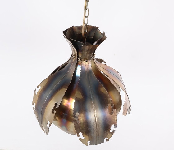 Image 1 of Holm Sorensen brass pendant lamp, 1960s