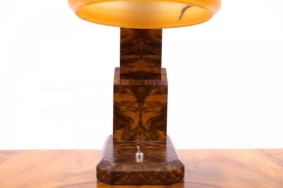Image 1 of Paire de lampes de table polonaises de style Art Déco, datant d'environ 1950.