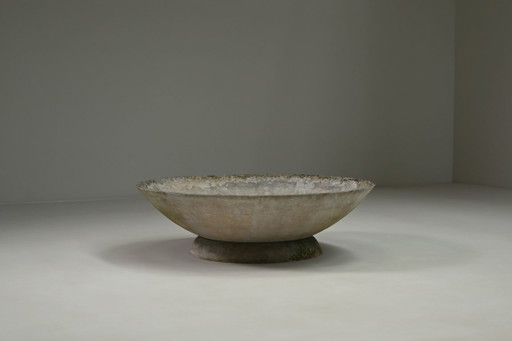 Großer Vintage-Pflanzkübel von Willy Guhl für Eternit, Schweiz, 1950er Jahre – plantenbak, Stone (photo 2 of 8)