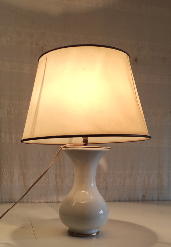 Image 1 of 19th-century style opaline glass lamp base