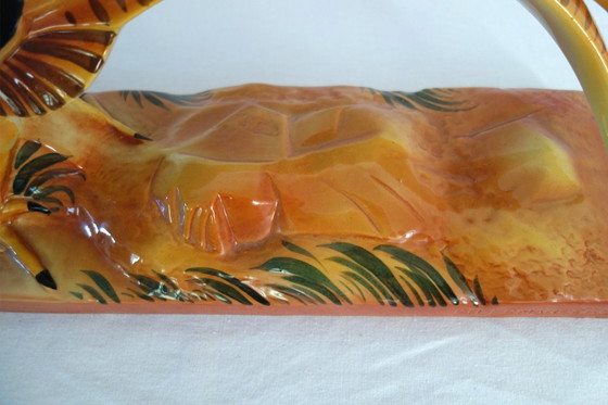 Image 1 of Superb royal pheasant by C. Lemanceau (Saint Clément) circa 1930