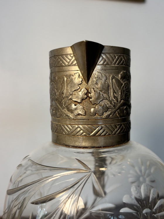 Baccarat Cruche Fin 19eme - Debutto 20eme – Bicchieri e caraffe, Crystal, Metal (photo 14 of 15)