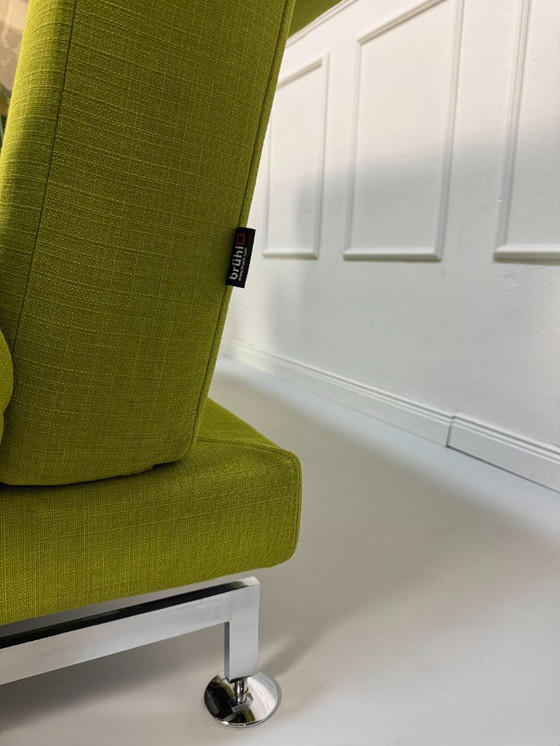 Image 1 of Brühl Moule Sofa Grün Schlafsofa Designer Couch Stoff