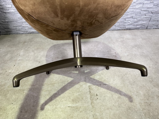 2x Leolux Caruzzo con 1 Pouf Pelle Nubuck – Poltrone, Alluminio (photo 15 of 15)