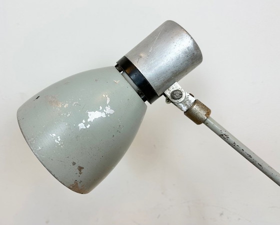 Image 1 of Grey Industrial Table Lamp from Elektrosvit, 1970s