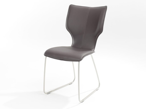 Bert Plantagie – Joni Sleigh Six (6) Dining Chairs (Armless)
