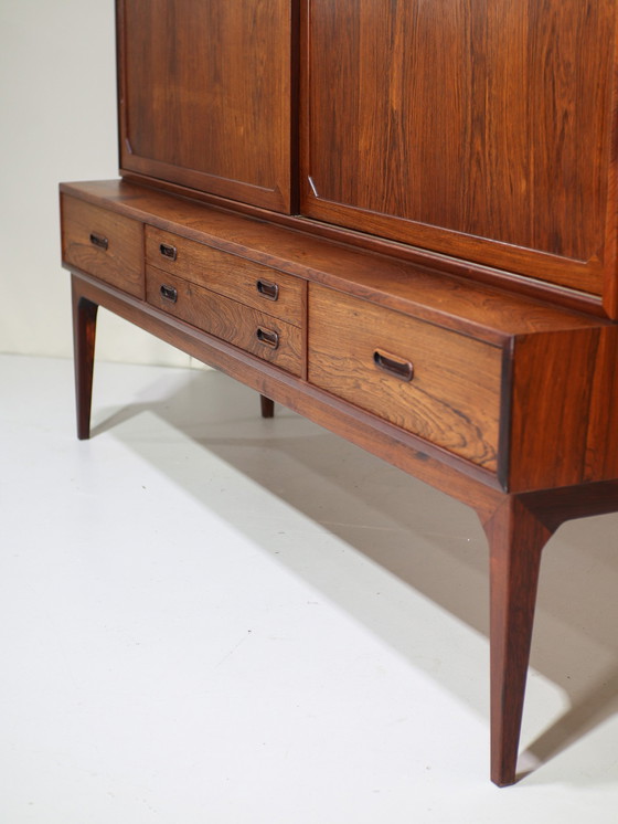 Image 1 of Highboard Kai Kristiansen 54 Rosewood Danish Sideboard