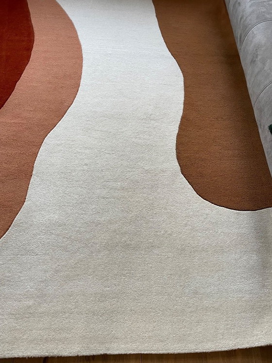 Image 1 of Tapis carré moderne neuf 214 x 214