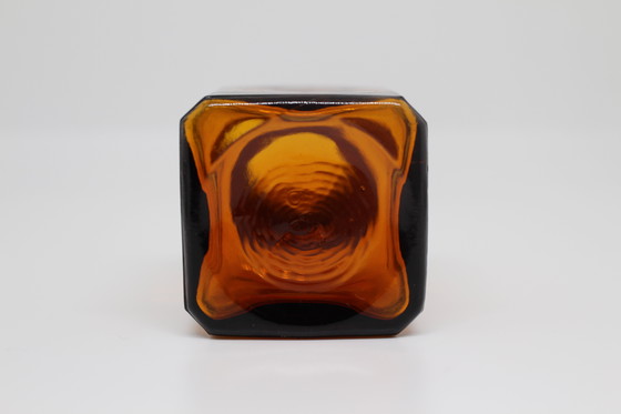 Image 1 of Klein amberkleurig apothekersflesje