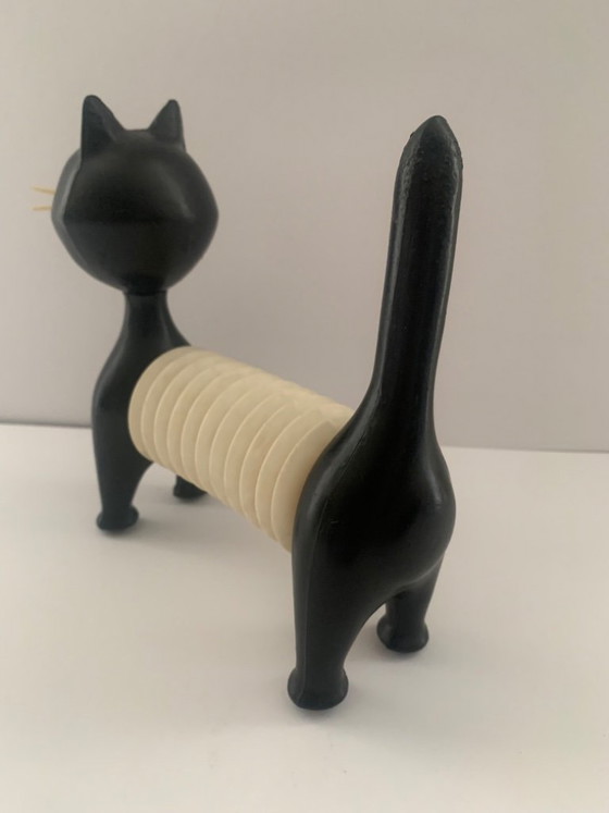 Image 1 of Chat Accordéon Animal Squeaky Toy Libuse Niklova 1963 Fatra Napajedla République tchèque CSSR Design République tchèque
