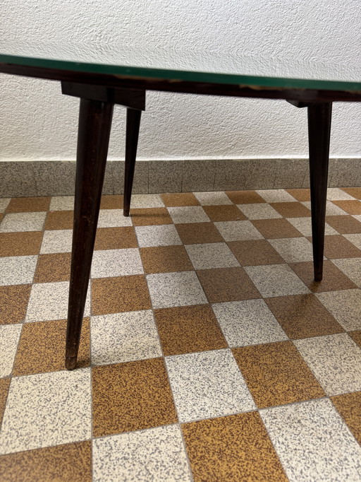 60s Driepoot Salontafel met Spiegel