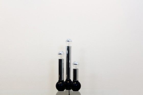 Targetti Sankey Tischlampe, Tischlampen, Kunststoff, Chrom (Foto 4 von 8)