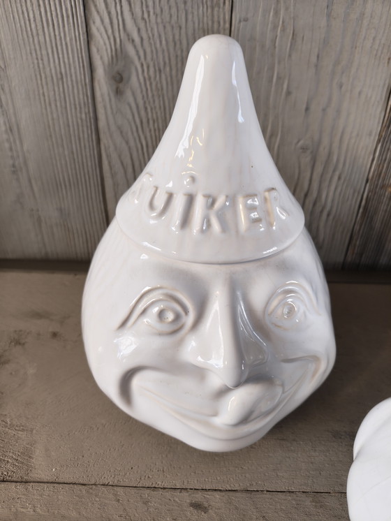 Image 1 of 3 bocaux de conservation anciens contenant de l'ail, du sucre et des tomates