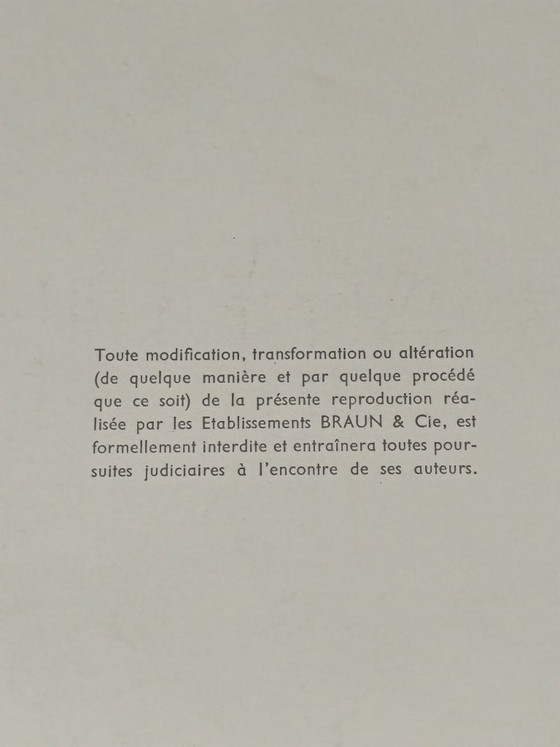 Bernard Buffet Stampa La Rochelle Ed. Galerie Garnier Braun 1960 – Litografie e stampe, Carta (photo 12 of 14)