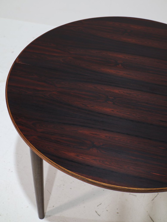 Extendable Round Dining Table Rosewood Danish 1960s – Vintage (photo 7 of 15)
