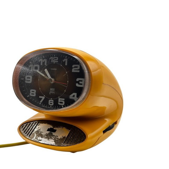 Image 1 of Radiosveglia AM Japy degli anni '70, alimentata tramite USB, modello Space Age