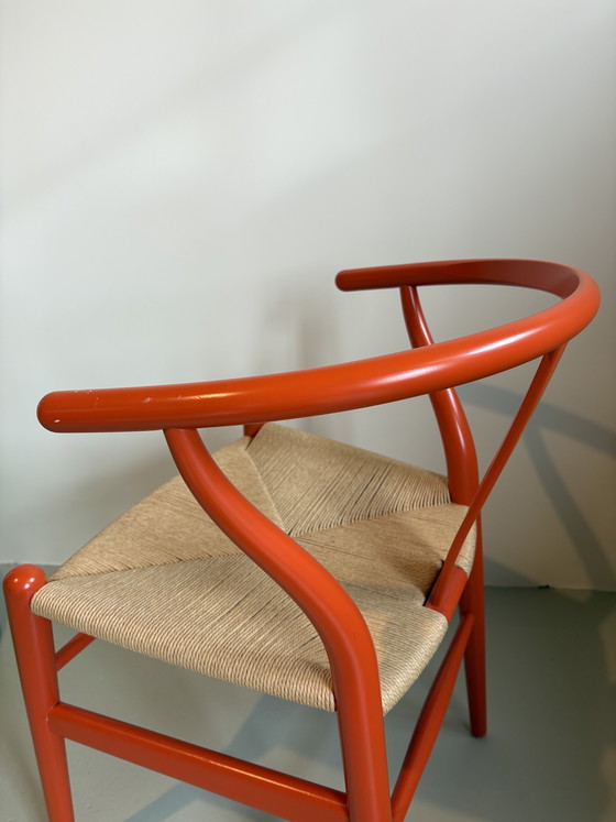Image 1 of Carl Hansen CH24 Wishbone chair orange