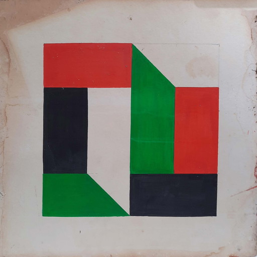 Composition [Unicum] - Artist: Georg Ruyter - 1969