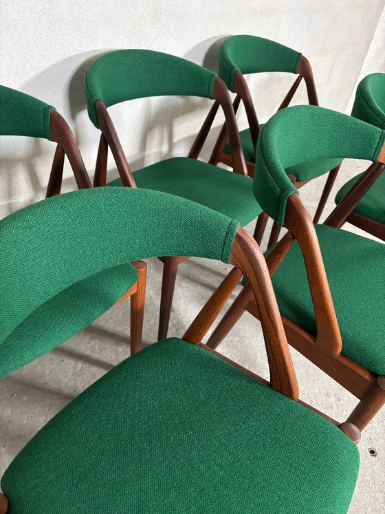 Image 1 of 6x Sillas de comedor modelo 31 Kai Kristiansen | danés, años 60