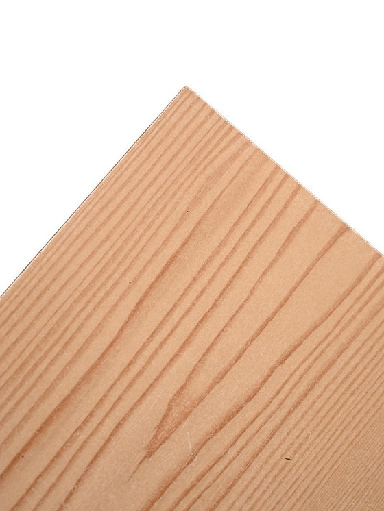 Image 1 of Table vintage suédoise des années 1960 en formica à effet de pin