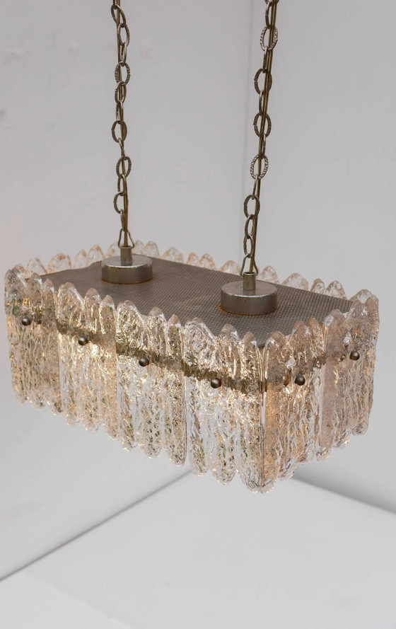 Lampada a sospensione in cristallo "Carl Fagerlund" di Orrefors, Svezia – Lampade a sospensione, Metallo (photo 13 of 16)