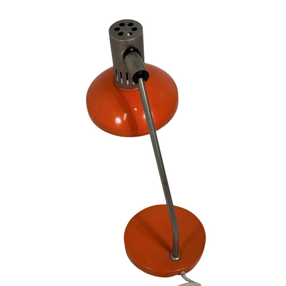 Image 1 of AKA DDR - anni '70 - Lampada da scrivania arancione brillante - Germania - Design dell'era spaziale