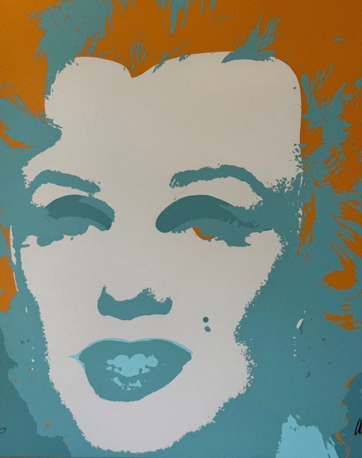 1986 Carnegie Museum of Art After Andy Warhol "Rose - Hand Numbered" Lithograph