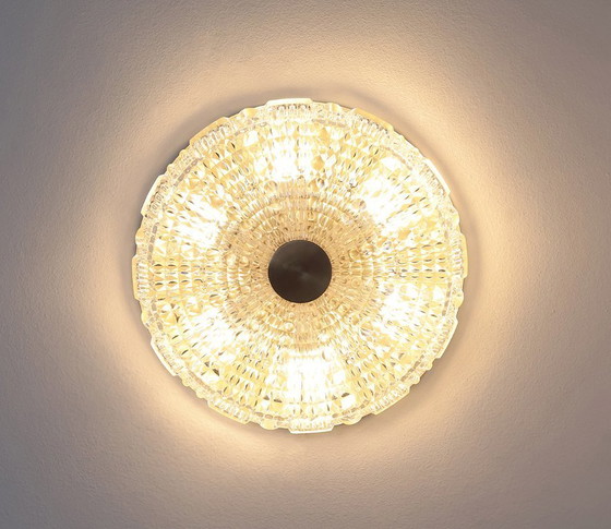 Image 1 of Carl Fagerlund plafondlamp, Orrefors/Lyfa 1960s