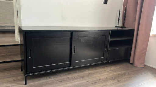 WOOOD Buffet/TV noir